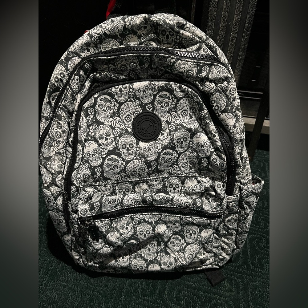 Brand new Montana West sugar skull backpack - Picture 2 of 7